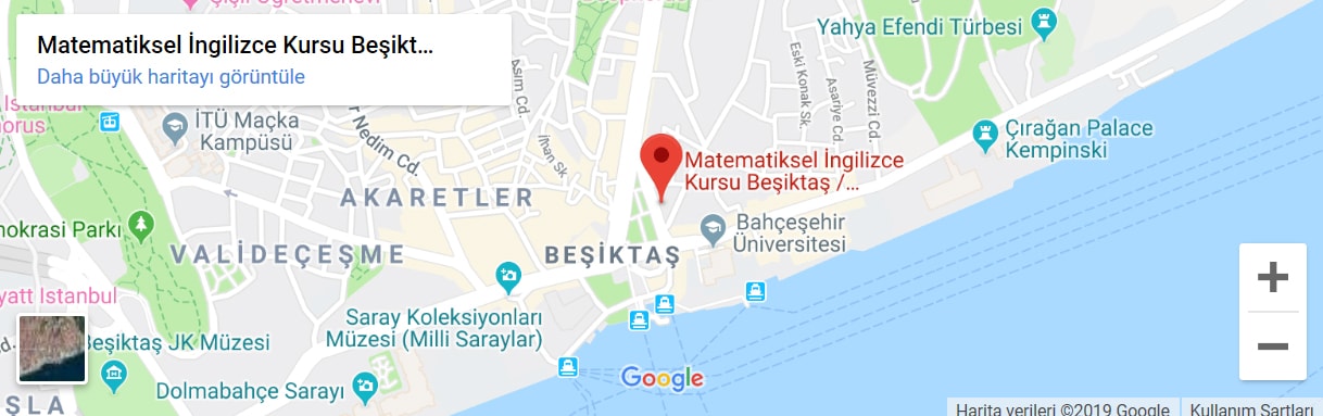 beşiktaş kadıköy bakırköy şişli taksim maltepe pendik ingilizce kursları harita ve ulaşım bilgileri